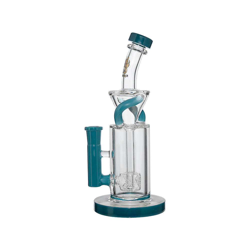 Vortex Turbo Incycler 8” Glass Bong with TRI-SEED Perc