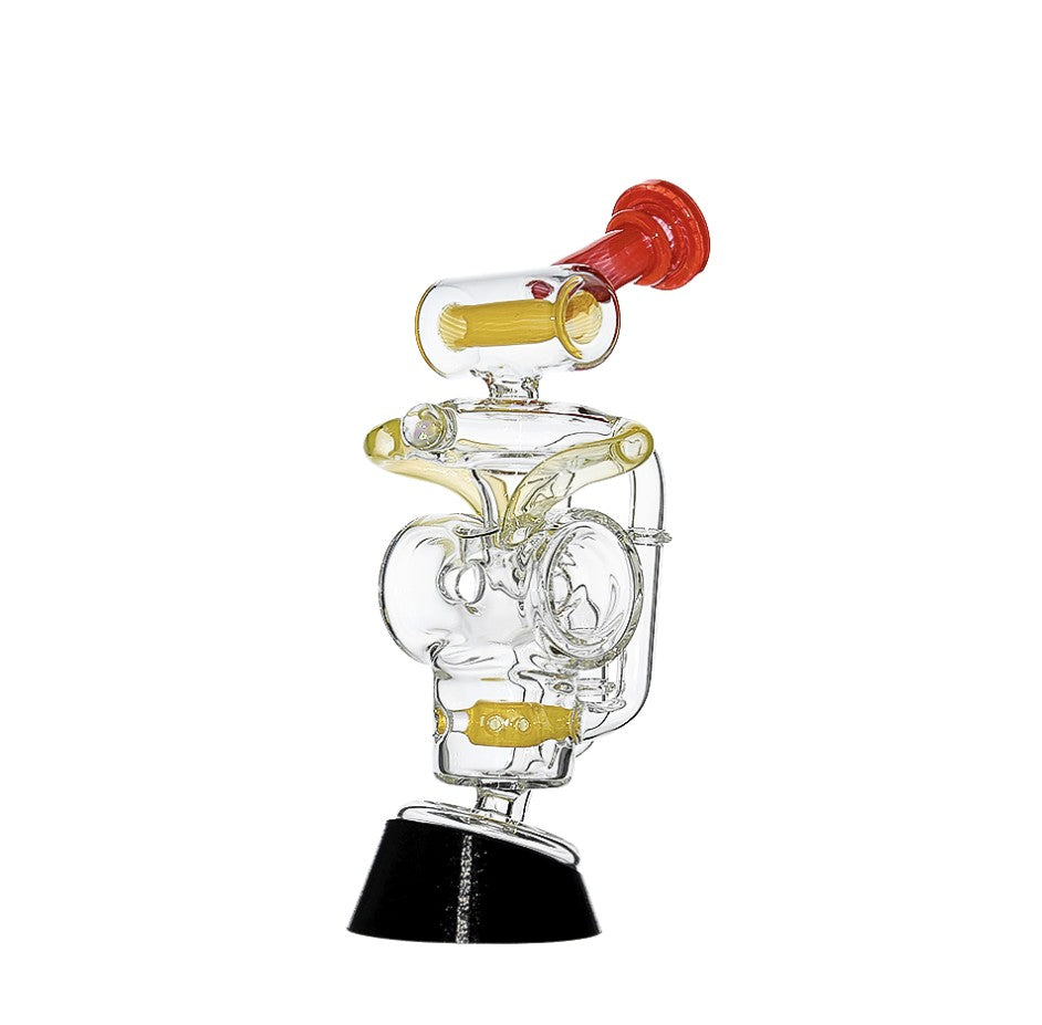 Premium Swiss Recycler Glass Attachment w/ Encased Opal for Puffco Peak OG & Pro