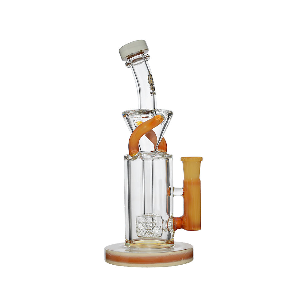 Vortex Turbo Incycler 8” Glass Bong with TRI-SEED Perc