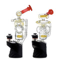 Premium Swiss Recycler Glass Attachment w/ Encased Opal for Puffco Peak OG & Pro
