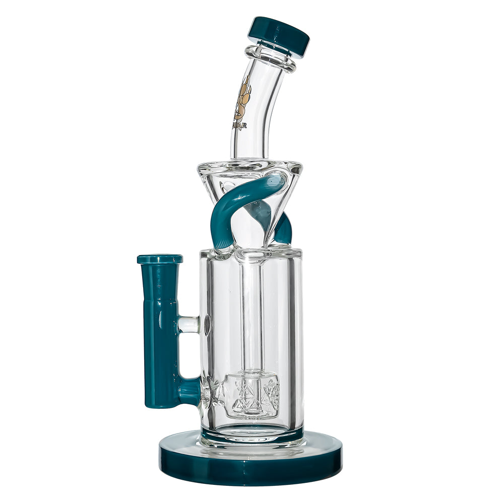 Vortex Turbo Incycler 8” Glass Bong with TRI-SEED Perc