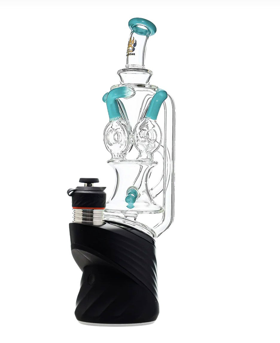 DOUBLE BALL RECYCLER GLASS ATTACHMENT - PUFFCO OG & PEAK