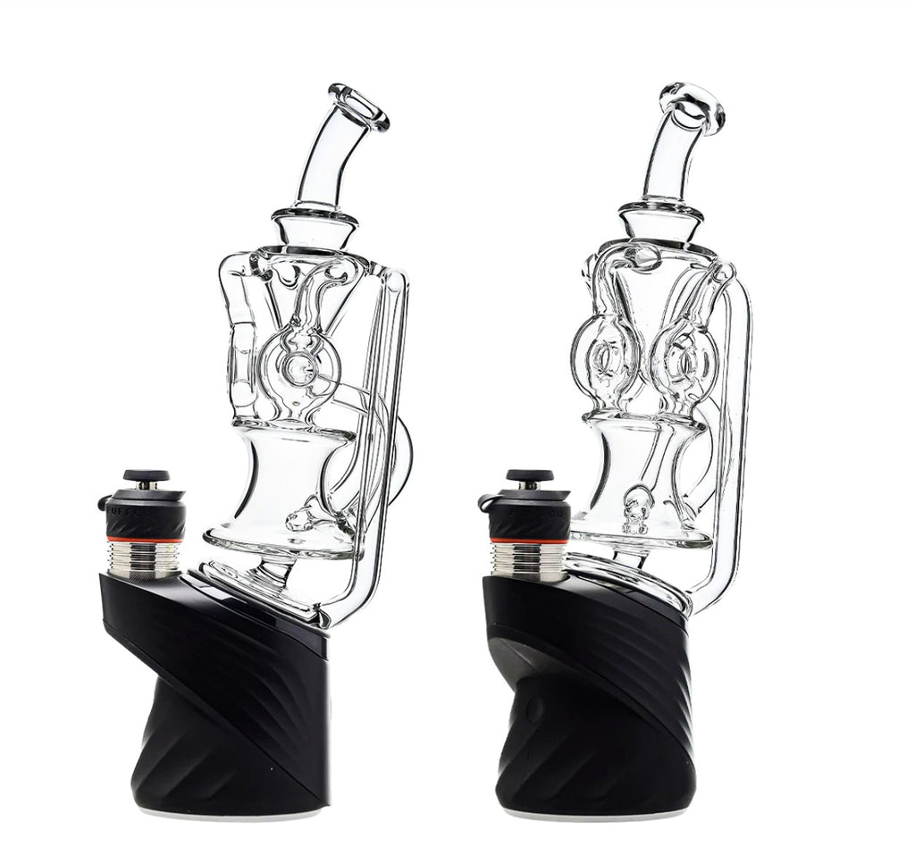 DOUBLE BALL RECYCLER GLASS ATTACHMENT - PUFFCO OG & PEAK