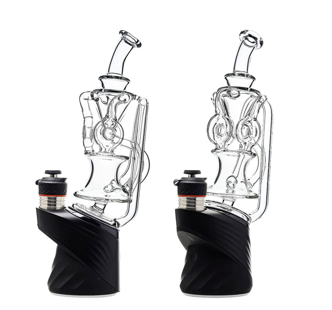 DOUBLE BALL RECYCLER GLASS ATTACHMENT - PUFFCO OG & PEAK