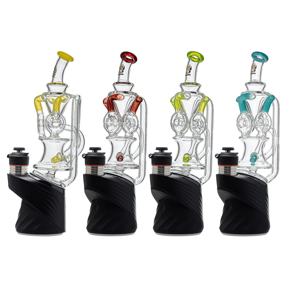 DOUBLE BALL RECYCLER GLASS ATTACHMENT - PUFFCO OG & PEAK