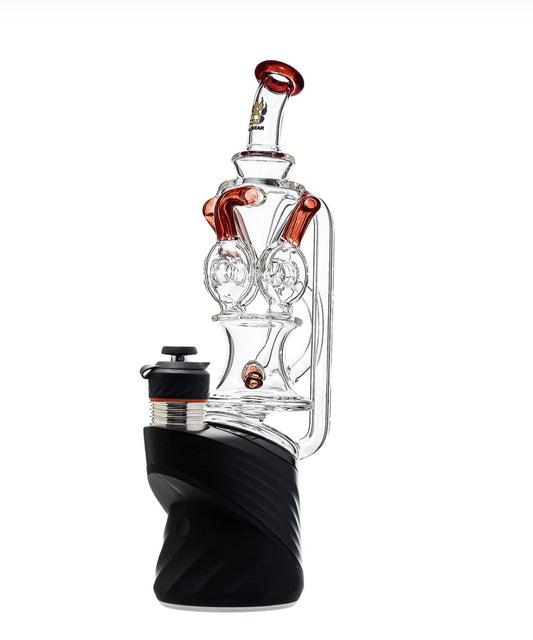 DOUBLE BALL RECYCLER GLASS ATTACHMENT - PUFFCO OG & PEAK