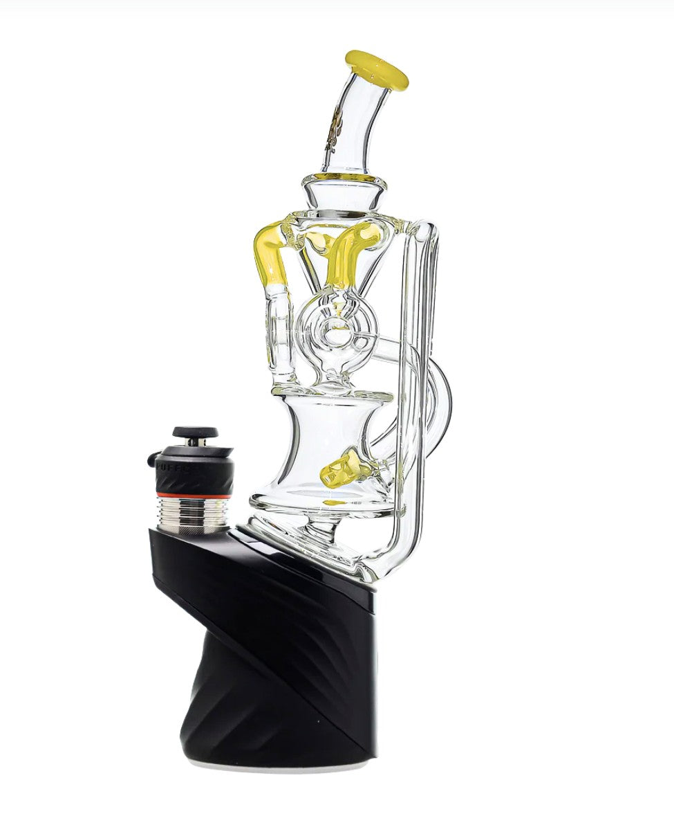 DOUBLE BALL RECYCLER GLASS ATTACHMENT - PUFFCO OG & PEAK