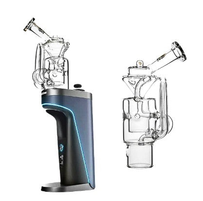 Straight Swiss Recycler Glass Attachment For Dr. Dabber Switch 2