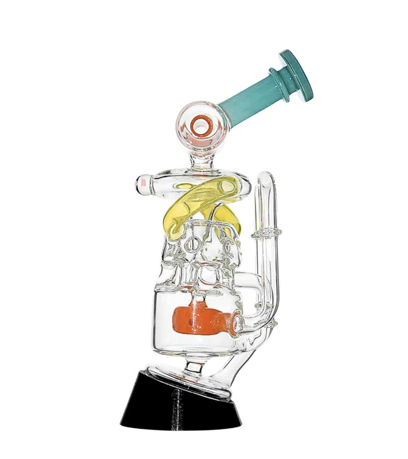 Multi Chamber Recycler Glass Attachment for Puffco Peak OG & Pro
